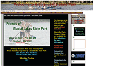 Desktop Screenshot of glaciallakesstateparkfriends.com